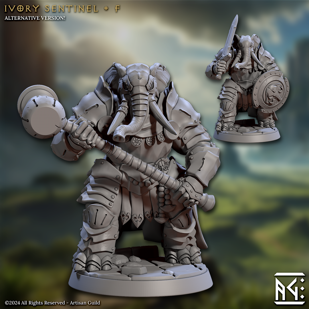 Ivory Sentinel - F (Elephorim Ivory Sentinels)